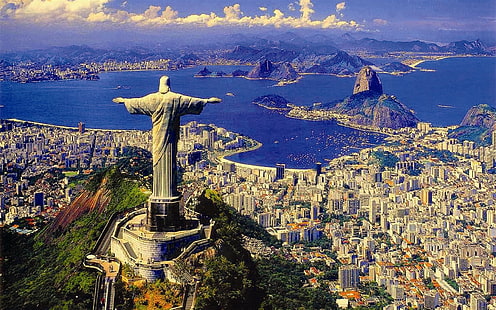 Rio De Janeiro Day Hd Wallpaper 745543, HD wallpaper HD wallpaper