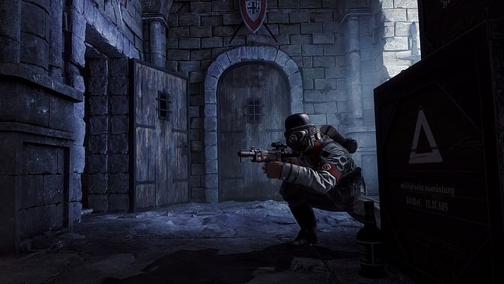 soldier digital wallpaper, Wolfenstein: The Old Blood, Wolfenstein, HD wallpaper