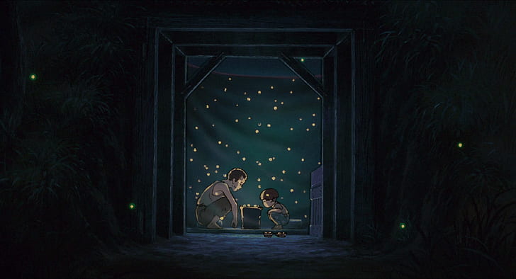 аниме, Гробът на светулките, Studio Ghibli, HD тапет