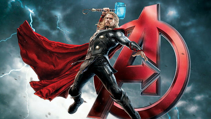 Thor, Vendicatori, 4K, HD, Sfondo HD