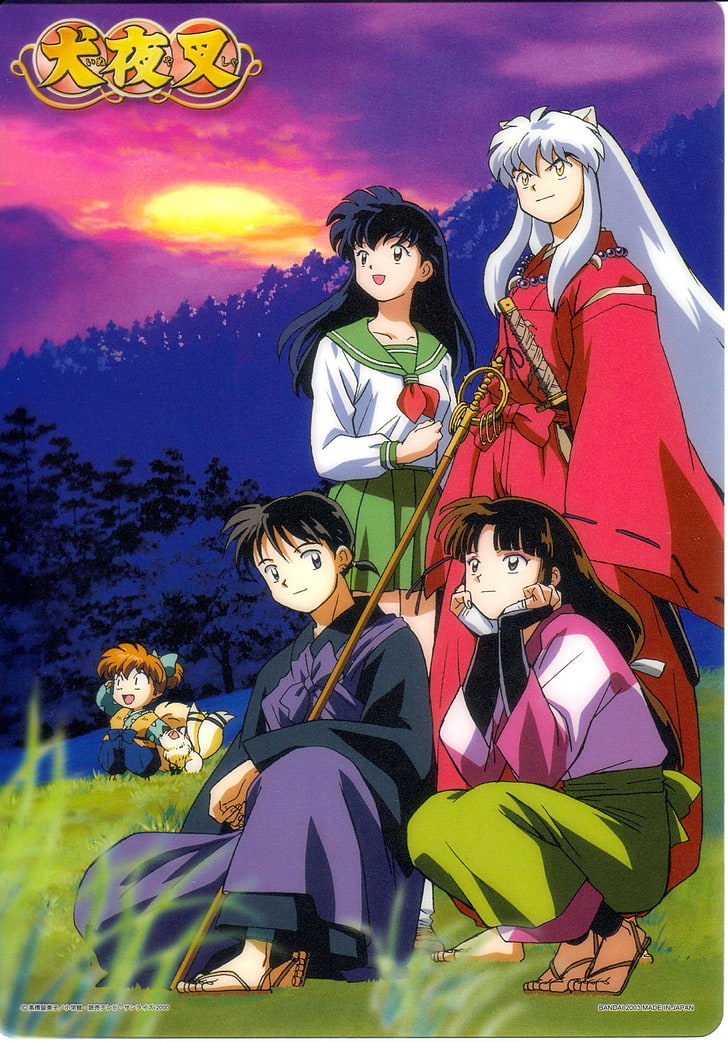 rin inuyasha kirara kagome kagura 2305x3300  Anime Inuyasha HD Art , Inuyasha, Rin, HD wallpaper