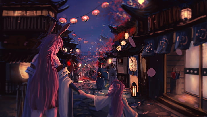 Anime, Anime Girls, Honkai-Aufprall, Yae Sakura (Honkai-Aufprall), Yae Rin (Honkai-Aufprall), HD-Hintergrundbild