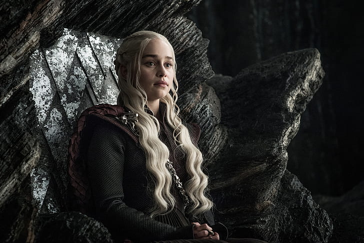 Emilia Clarke, Daenerys Targaryen, Game of Thrones, Season 7, HD wallpaper