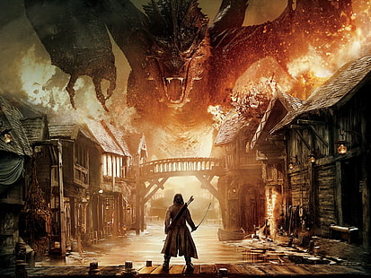 El fondo de pantalla de Hobbit, el hobbit la batalla de los cinco ejércitos, bilbo, enanos, erebor, Fondo de pantalla HD HD wallpaper