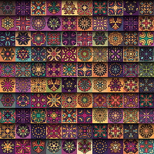 texture, pattern, colorful, digital art, HD wallpaper HD wallpaper