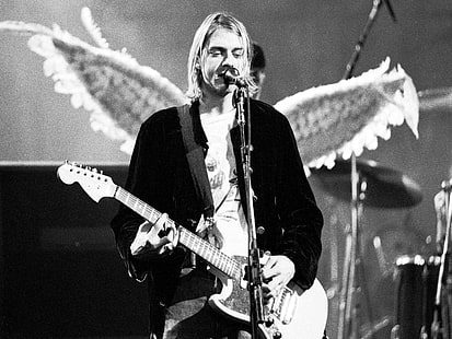 cobain, konsert, konserter, underhållning, gitarr, gitarrer, kurt, musik, musiker, nirvana, HD tapet HD wallpaper