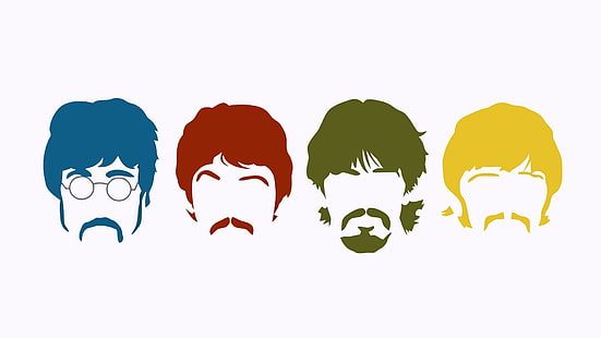 The Beatles, the beatles, музыка, группа, 3d и аннотация, HD обои HD wallpaper