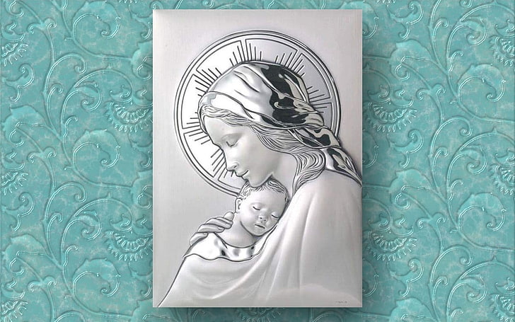 Mother of God, Virgin, Queen, Child, Mary, Jesus, HD wallpaper |  Wallpaperbetter