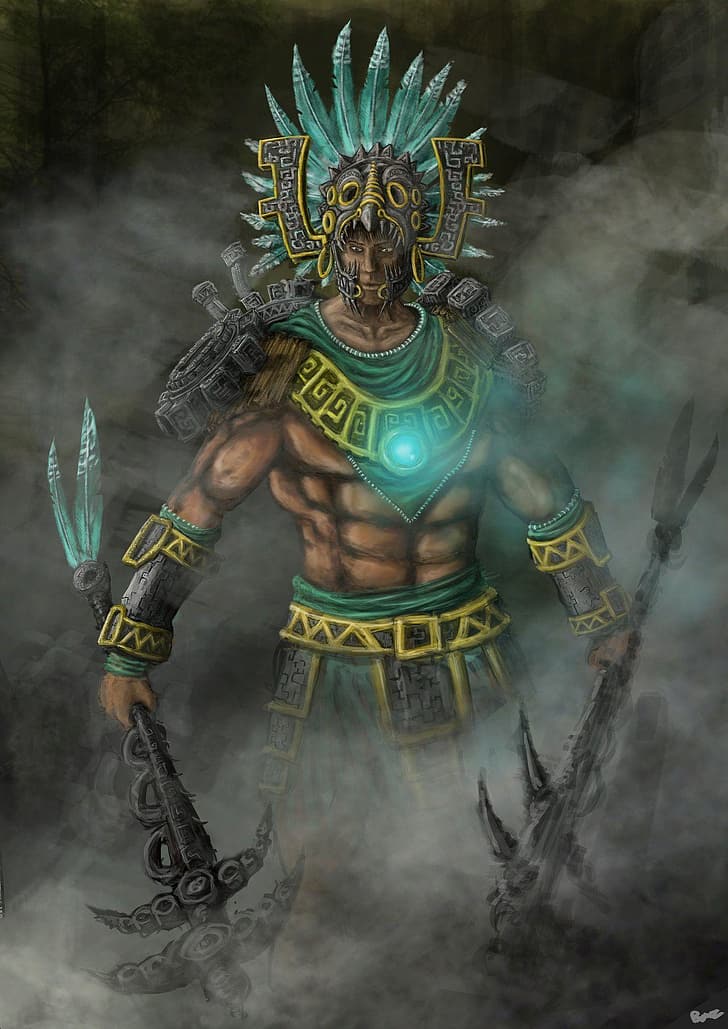 Aztecki wojownik, Tapety HD, tapety na telefon