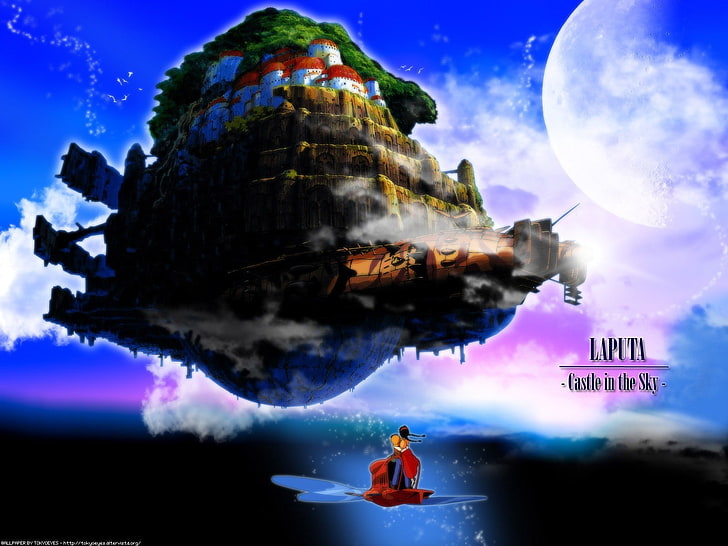 Studio Ghibli, Château dans le ciel, Fond d'écran HD
