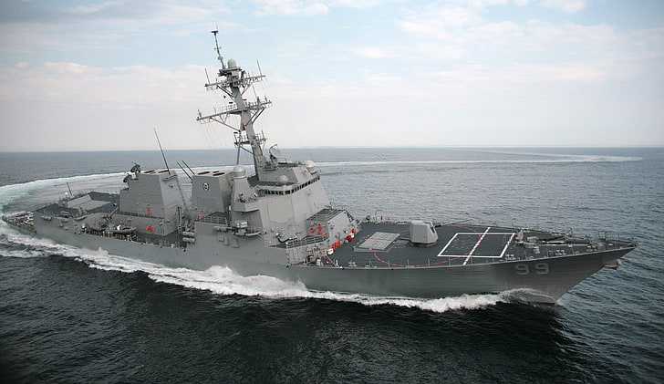 Arleigh Burke Class Destroyer, USS Farragut, military, HD wallpaper