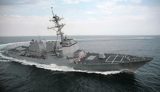 مدمرة من طراز Arleigh Burke ، USS Farragut ، عسكرية، خلفية HD HD wallpaper
