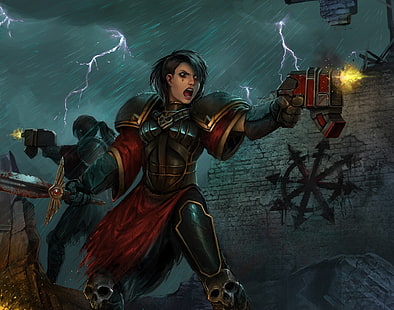 Warhammer, Sister of Battle, Warhammer 40k, HD wallpaper HD wallpaper