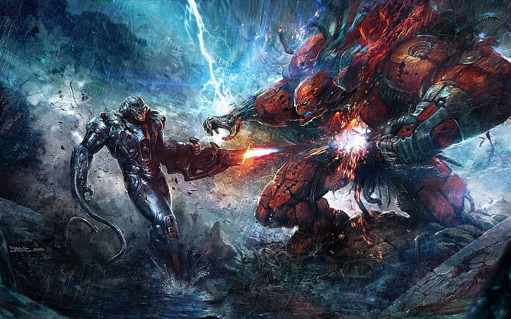 Grafika fanowska Transformersów, sztuka fantasy, Tapety HD
