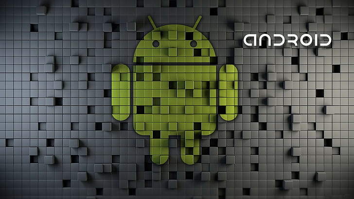 Logotipo do Android, logotipo, plano de fundo, Android, TEXTURA, HD papel de parede