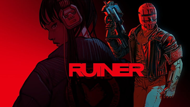 ملصق لعبة Ruiner، خلفية HD