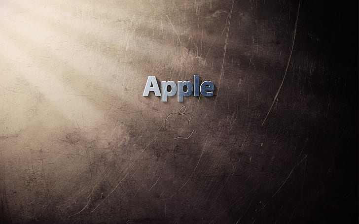 Прохладный логотип Apple, логотип Apple, фон, компьютер, HD обои