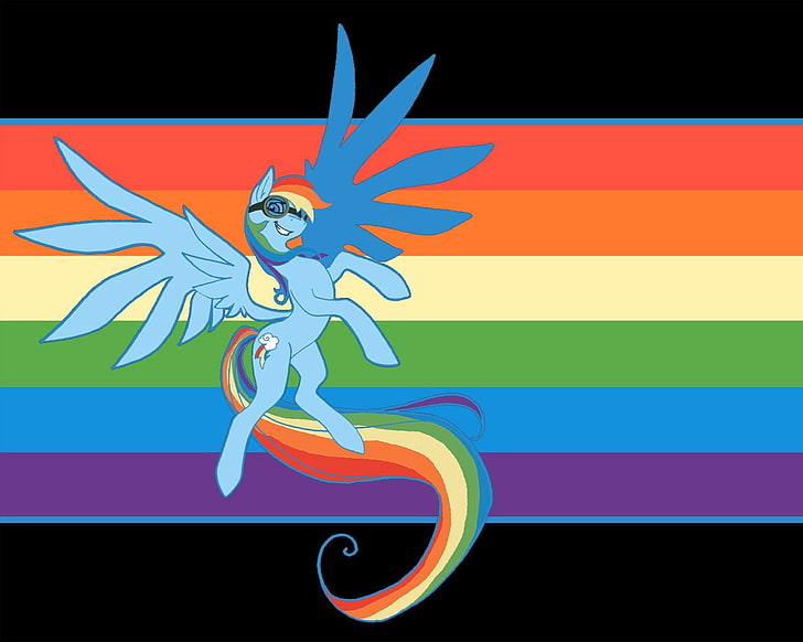 My Little Pony, Rainbow Dash, Fondo de pantalla HD