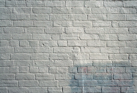 grey concrete brick wall, paint, brick, texture, masonry, HD wallpaper HD wallpaper