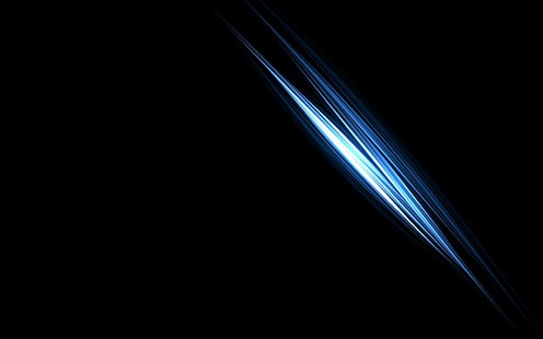 schwarz, blau, cyan, schwarzer hintergrund, einfach, HD-Hintergrundbild HD wallpaper