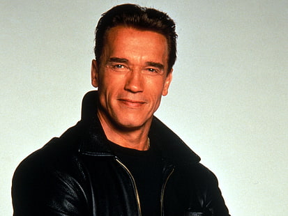 Arnold Schwarzenegger, Arnold Schwarzenegger, aktor, celebrytka, uśmiech, Tapety HD HD wallpaper