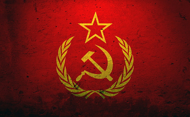 Grunge flagga av Sovjetunionen, Sovjetunionens flagga, Konstnärlig, Grunge, Sovjetunionen, Union, Flagga, HD tapet