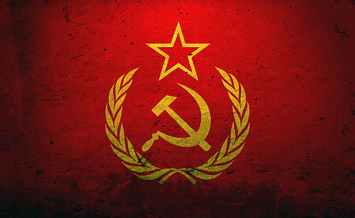 Grunge флаг на Съветския съюз, флаг на Съветския съюз, артистичен, Grunge, съветски, съюз, флаг, HD тапет HD wallpaper