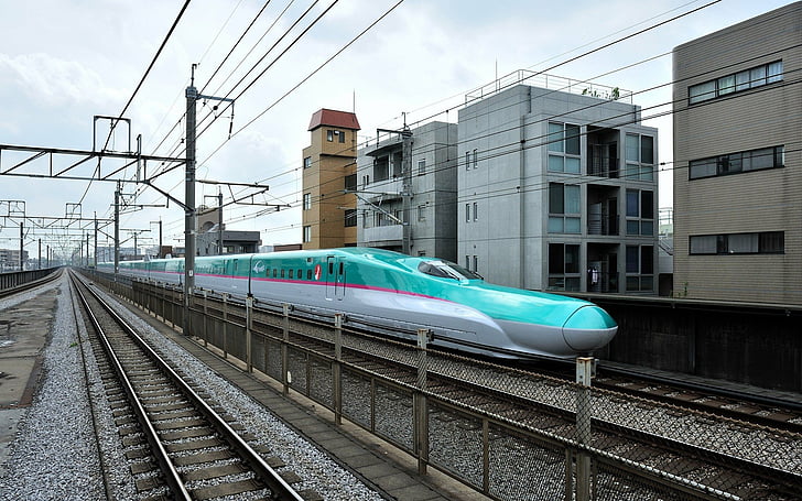 shinkansen, trains, HD wallpaper