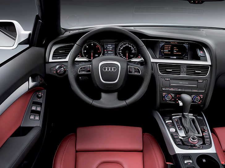 bilar Audi bilinteriörer vita bilar Bilar Audi HD Art, bilar, Audi, HD tapet