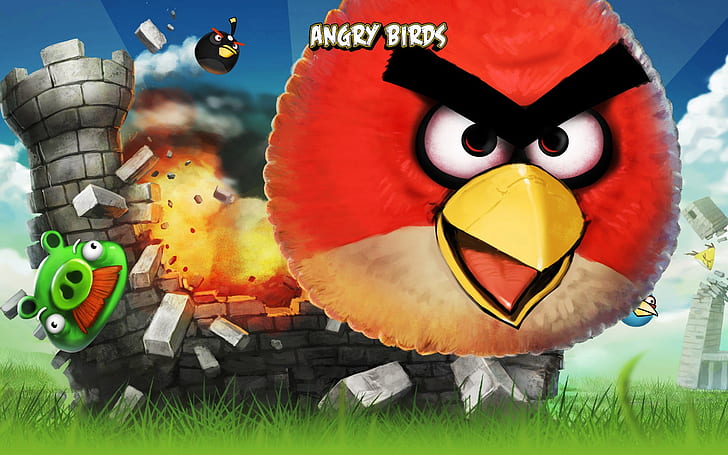 Angry Birds iPhone Game HD wallpapers free download | Wallpaperbetter