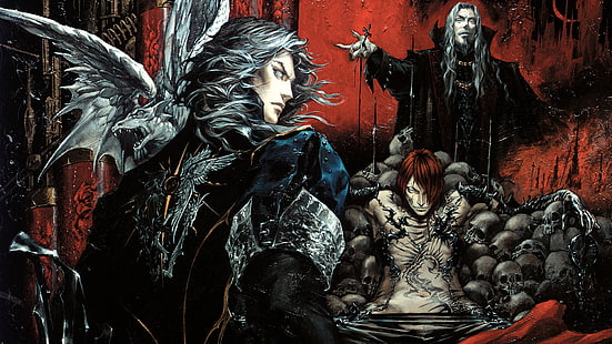 Castlevania, Castlevania: Curse of Darkness, videogame, arte de videogame, HD papel de parede HD wallpaper