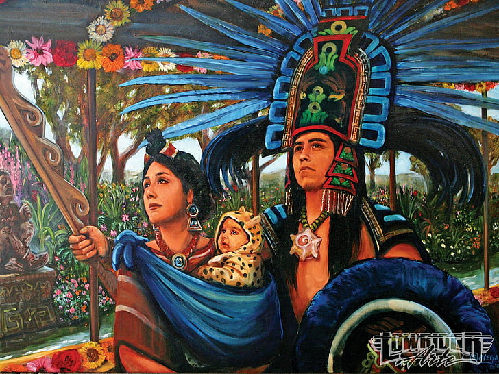 Artistik, Budaya, Aztec, Wallpaper HD