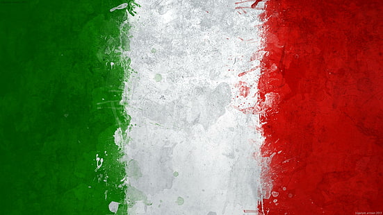 Bandiera dell'Italia della coppa del Mondo, coppa del Mondo 2014, coppa del Mondo, bandiera dell'Italia, Italia, bandiera, Sfondo HD HD wallpaper