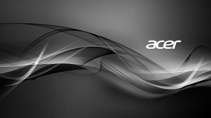 Acer, schwarz, dunkel, Wellen, HD-Hintergrundbild