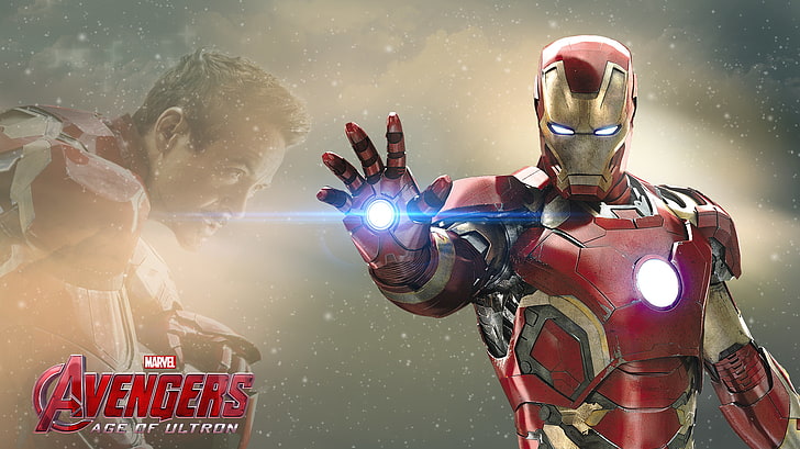 Marvel Avengers Ultron Çağı Iron Man afişi, Iron Man, Tony Stark, Yenilmezler: Ultron Çağı, Yenilmezler: Ultron Çağı, HD masaüstü duvar kağıdı