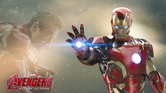 ملصق Marvel Avengers Age of Ultron Iron Man ، الرجل الحديدي ، توني ستارك ، المنتقمون: Age of Ultron ، The Avengers: Age Of Ultron، خلفية HD HD wallpaper