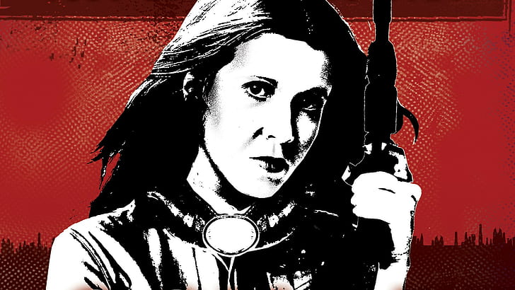 movies star wars leia organa carrie fisher, HD wallpaper