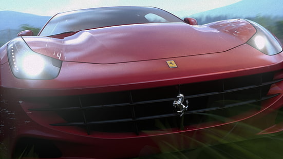 Driveclub, Ferrari, videojuegos, Ferrari FF, coche, Fondo de pantalla HD HD wallpaper