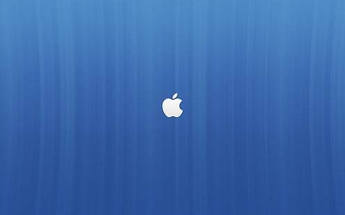 armoire en bois bleu et blanc, Apple Inc., Fond d'écran HD HD wallpaper