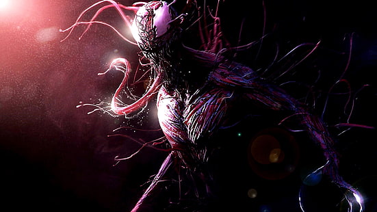 Spider-Man Marvel Carnage HD, tecknad / komisk, man, underverk, spindel, blodbad, HD tapet HD wallpaper