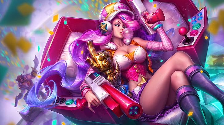 Ms. Fortune, Miss Fortune (League of Legends), arcade, HD wallpaper
