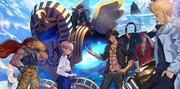 Seria Fate, Fate / Grand Order, King Hassan, Sabre (seria Fate), Tapety HD HD wallpaper