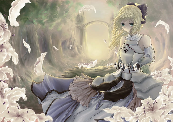 Anime, Sabre Lily, Sabre, Anime Girls, Fate Series, HD-Hintergrundbild
