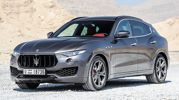 Maserati, Maserati Levante, Black Car, Car, Crossover Car, Luxury Car, SUV, HD wallpaper