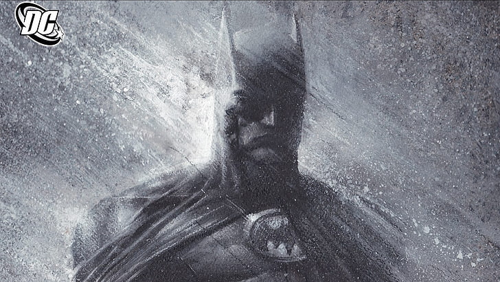 DC Comics Batman sketsa, komik, Batman, Bruce Wayne, Wallpaper HD