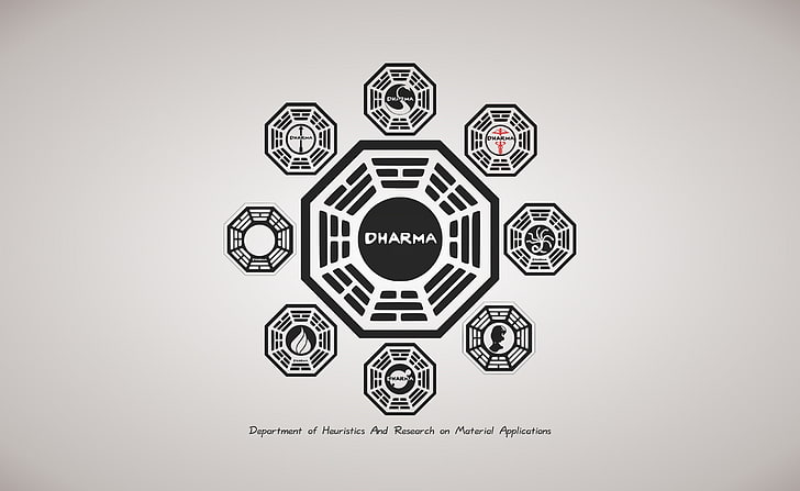 Lost TV-Serie Dharma, Dharma-Diagramm, Filme, Lost, Serie, Dharma, HD-Hintergrundbild