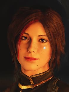 Shadow of the Tomb Raider, Tomb Raider, Lara Croft, สีน้ำตาล, ปรับสีใหม่, วอลล์เปเปอร์ HD HD wallpaper