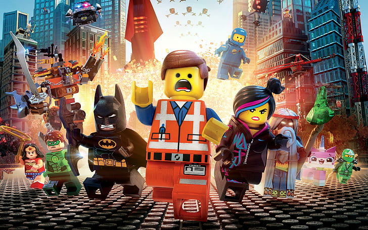 The Lego Movie 2014, película, lego, 2014, Fondo de pantalla HD