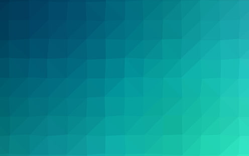 青、緑、多角形、アート、抽象、パターン、 HDデスクトップの壁紙 HD wallpaper