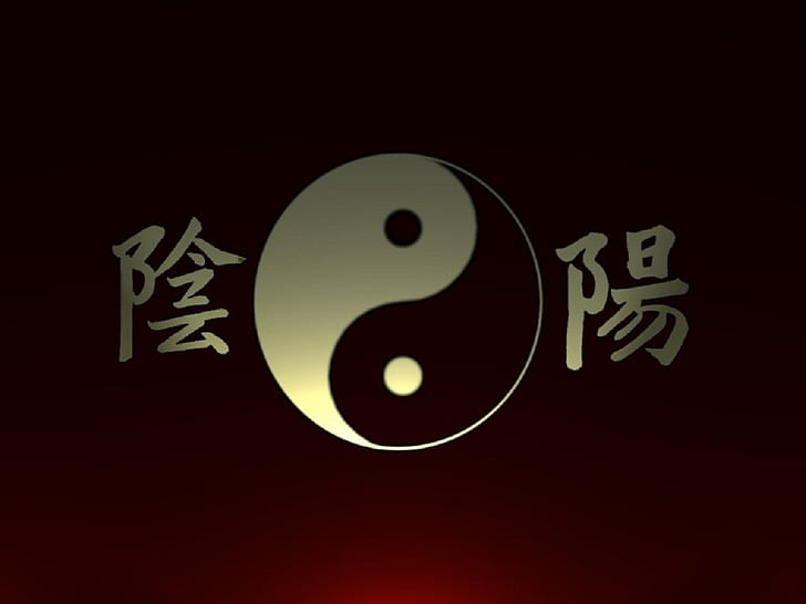 yin e yang, HD papel de parede